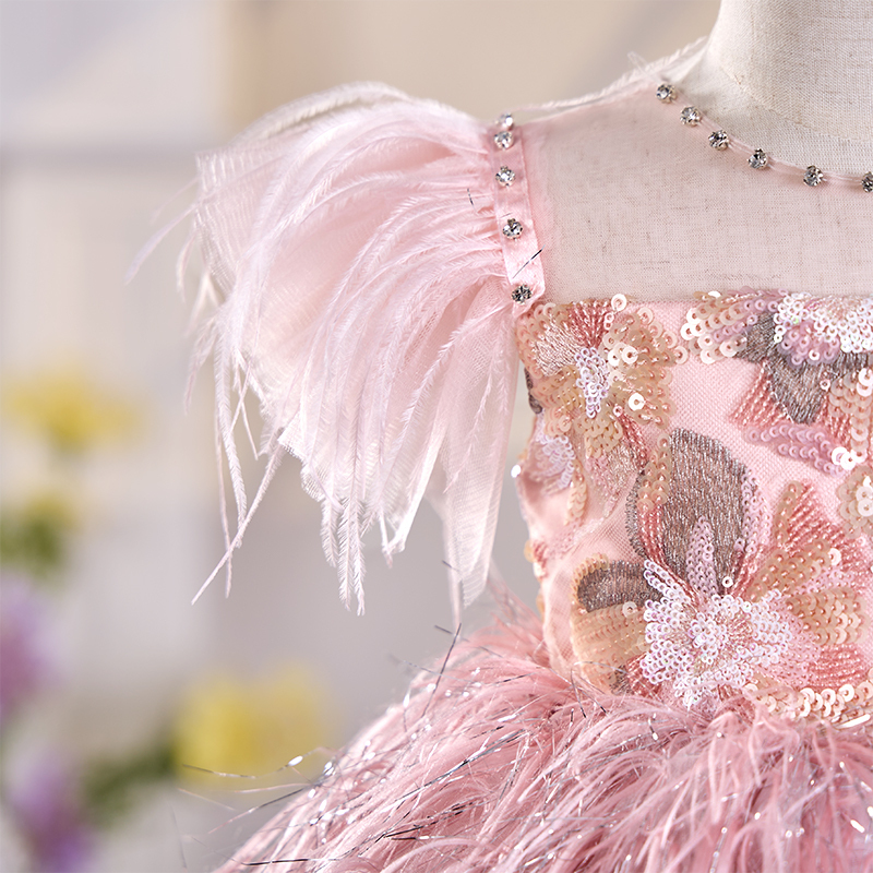 Chemical Fiber Blend Split Joint Cap Sleeves Midi Dresses - image 7