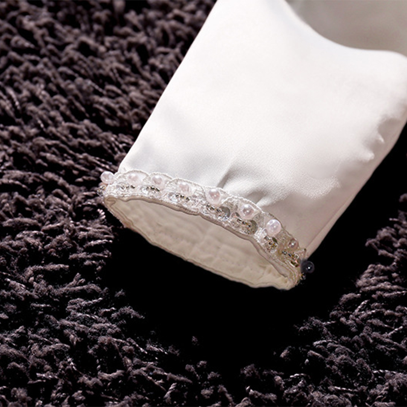 [Archive Sale] Satin Sequins Long Sleeve Regular Crop Outerwear - image 6