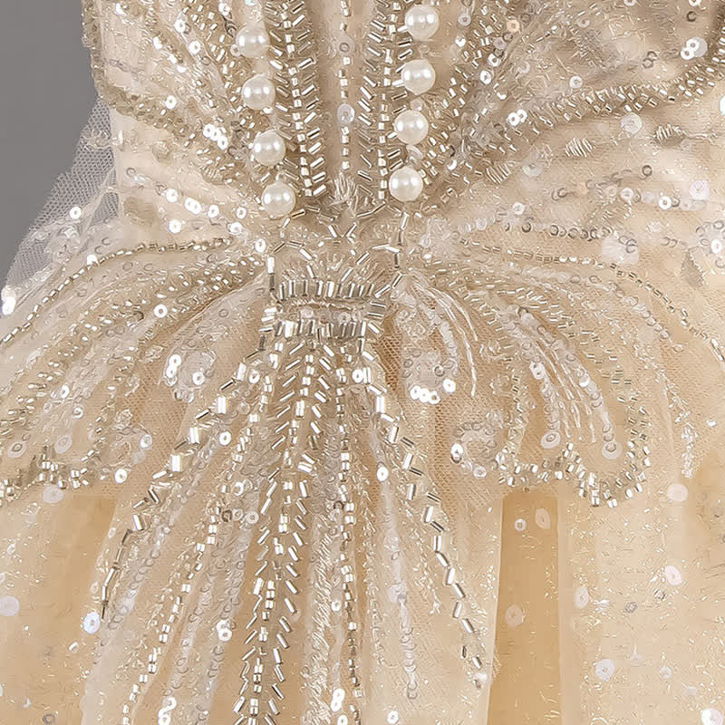 [Archive Sale] Glitter Piping Sleeveless Maxi Dresses - image 5