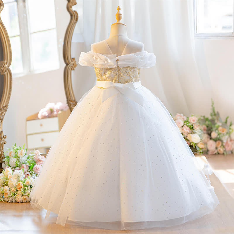 Mesh Bow Ruched Short Sleeve Maxi Dresses - image 18