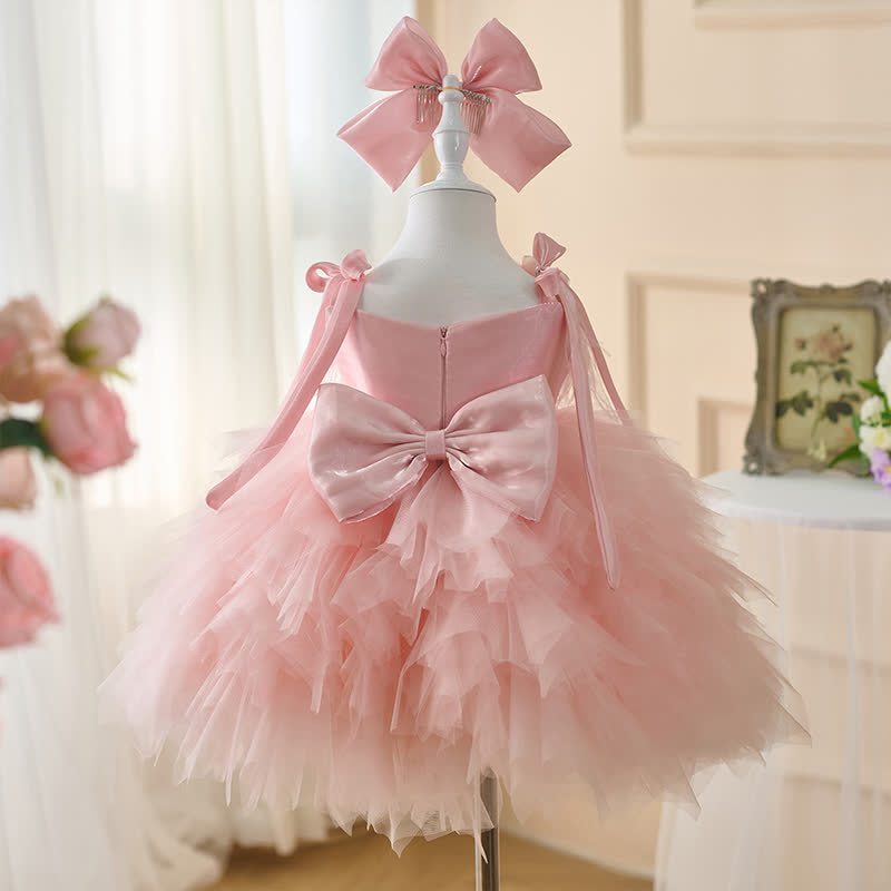 Corduroy Split Joint Rosette Feather-trimmed Sleeveless Midi Dresses - image 3