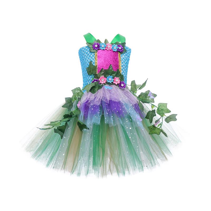 Mesh Rosette Sleeveless Midi Dresses - image 10