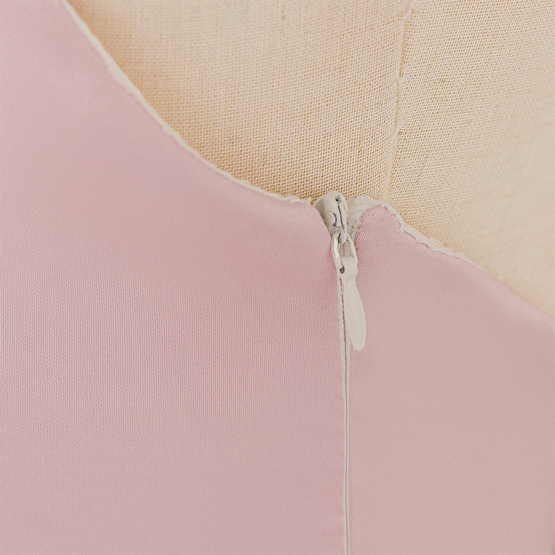 Satin Bow Backless Sleeveless Short Dresses - image 9