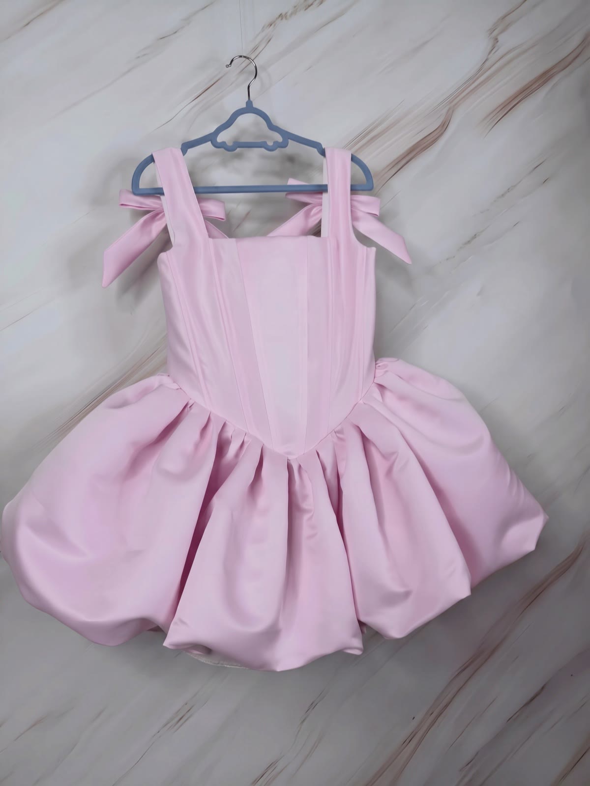 Satin Bow Sleeveless Midi Dresses - image 5