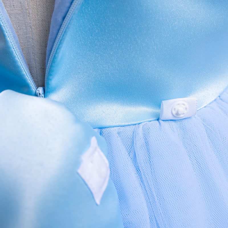 Mesh Flouncing Sleeveless Midi Dresses - image 4