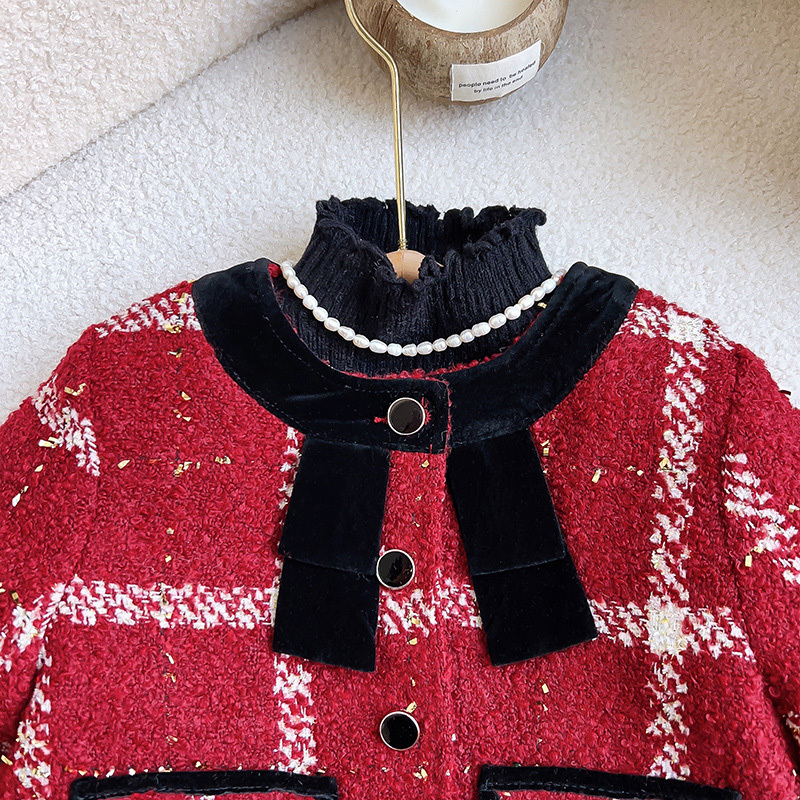 Tweed Buckle Long Sleeve Regular Two-piece Set - image 13