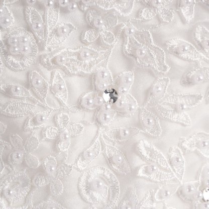 Organza Imitation Pearls Beaded Loose Midi Dresses - image 7