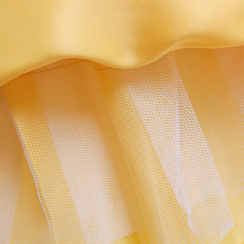 Mesh Bow Pearl Floral-embroidered Sleeveless Maxi Dresses - image 33