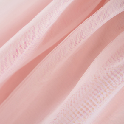 Mesh Rosette Sleeveless Mid-long Dresses - image 7