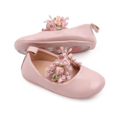 Solid Rosette Round Toe Mary Janes - image 4