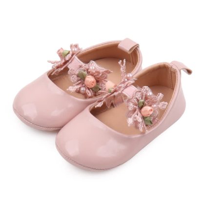 Solid Rosette Round Toe Mary Janes - image 5