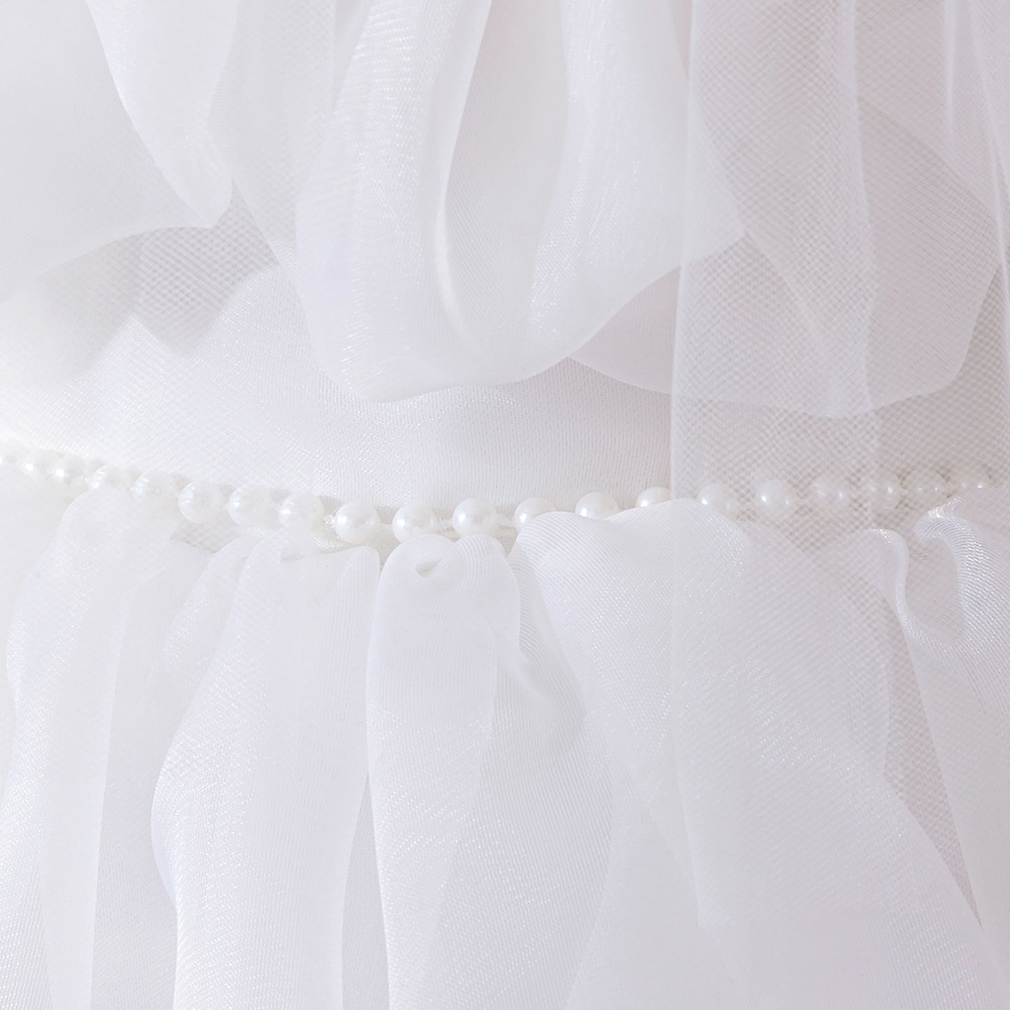 Organza Rosette Short Sleeve Midi Dresses - image 13