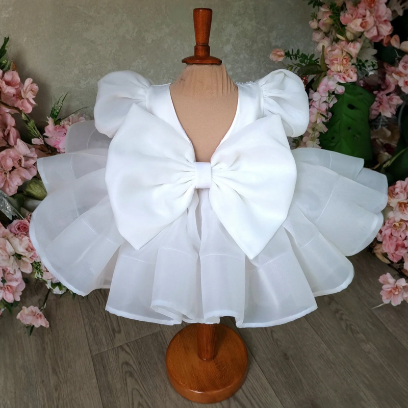 Organza Hot Drilling Short Sleeve Short Dresses - image 3