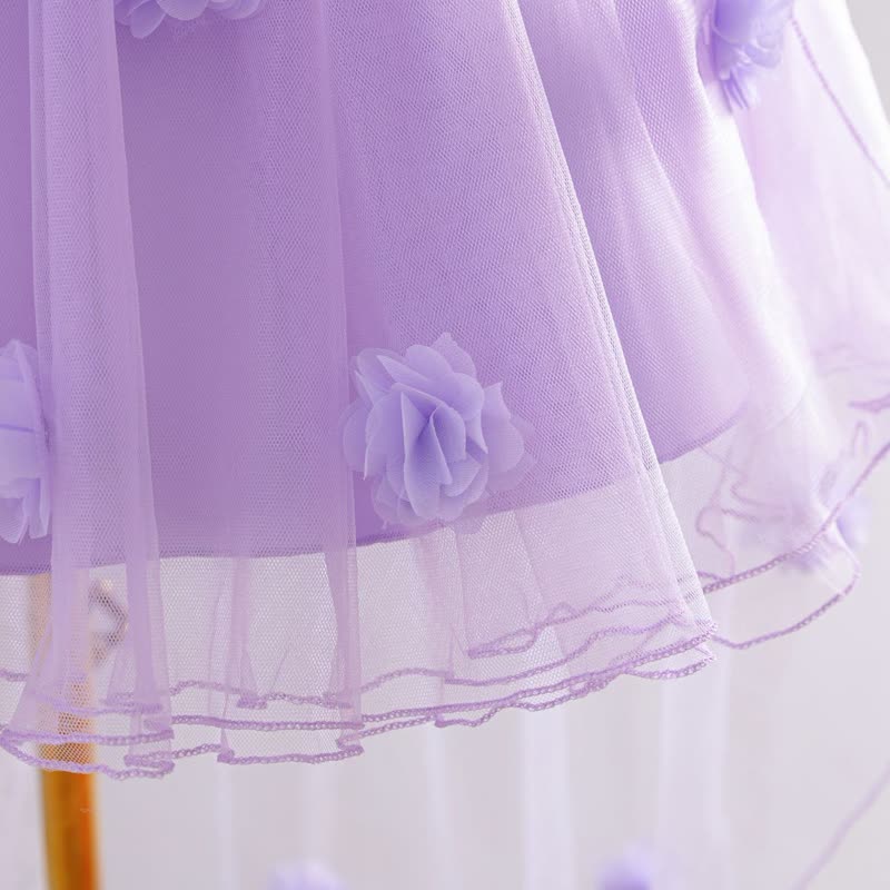 Mesh Rosette Sleeveless Midi Dresses - image 13