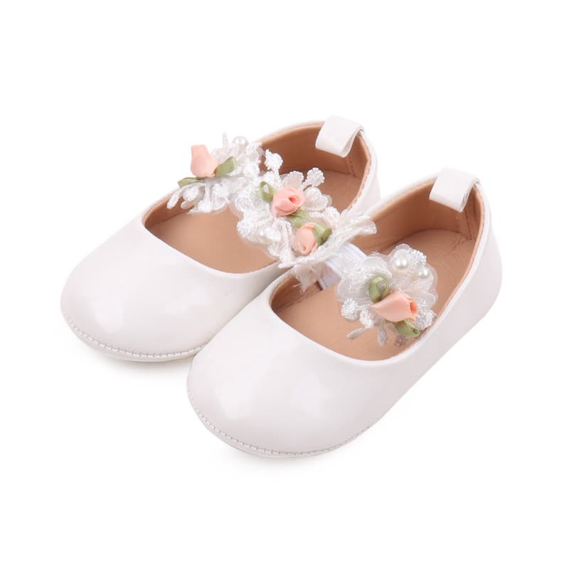 Solid Rosette Round Toe Mary Janes - image 10