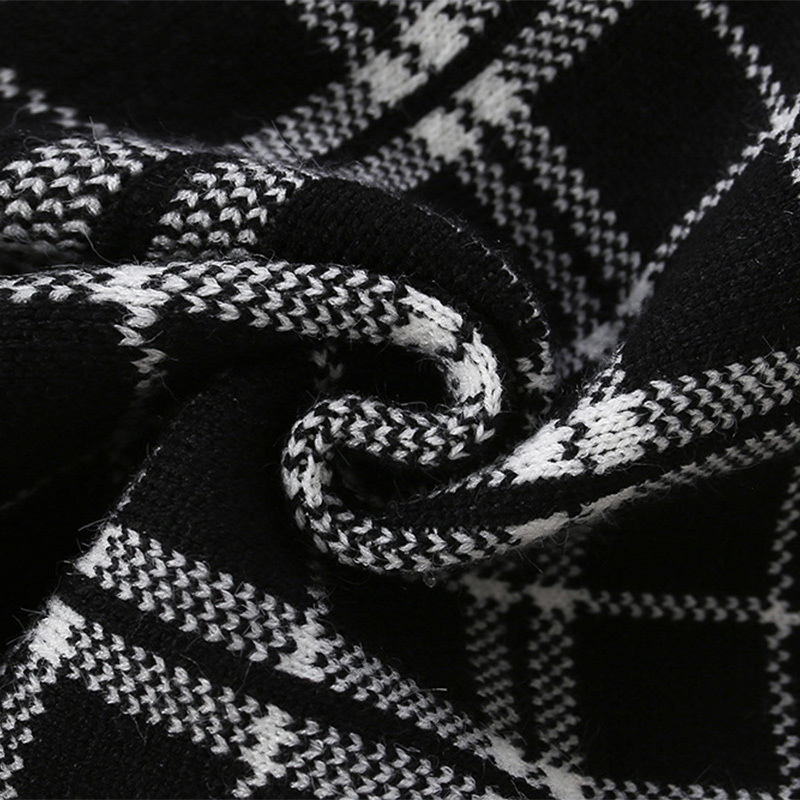 Yarn/wool Yarn Buckle Long Sleeve Regular Two-piece Set - image 16