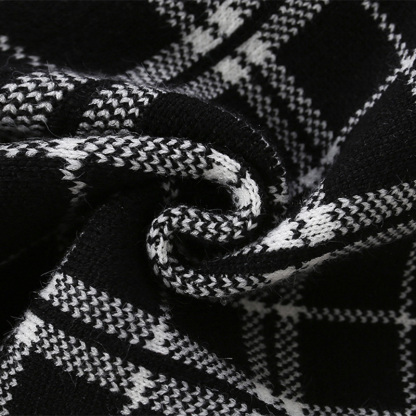 Yarn/wool Yarn Buckle Long Sleeve Regular Two-piece Set - image 16