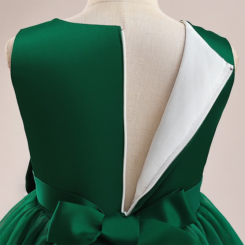 Mesh Bow Sequins Sleeveless Maxi Dresses - image 12