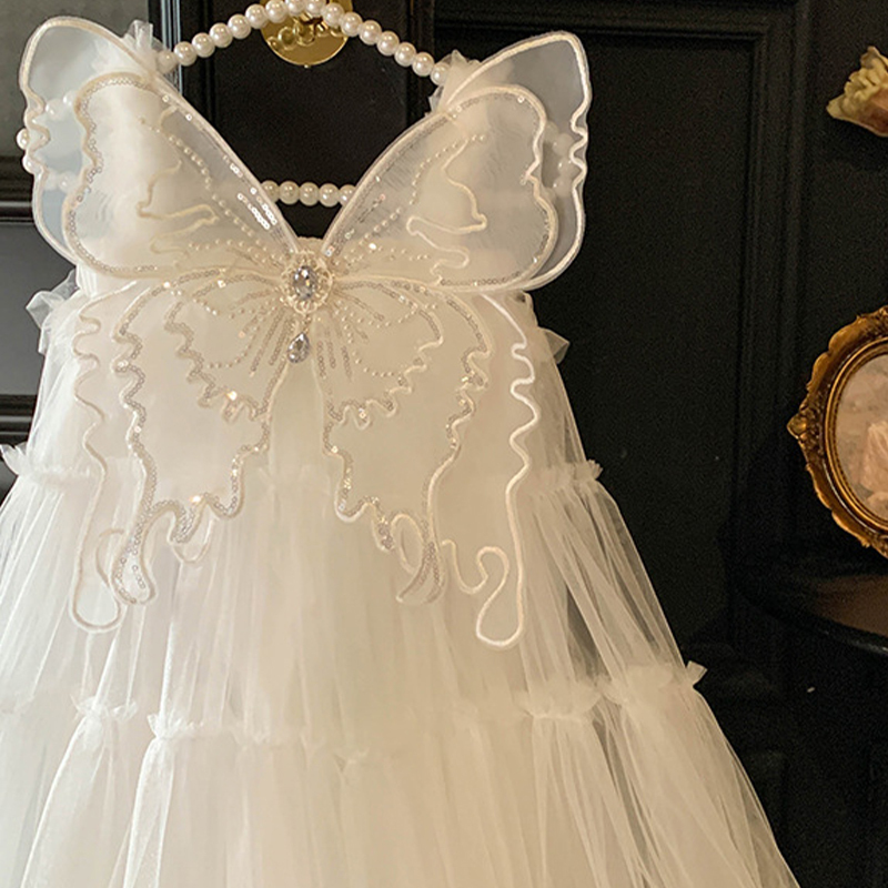 Mesh Butterfly Sleeveless Midi Dresses - image 6