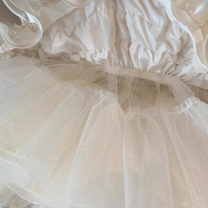 Glitter & Organza Pearl Sleeveless Midi Dresses - image 9