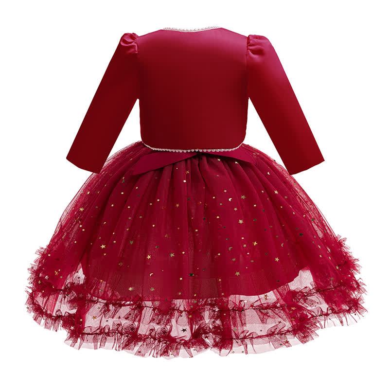 Silk Fabrics Bow Long Sleeve Midi Two-piece Set - image 4