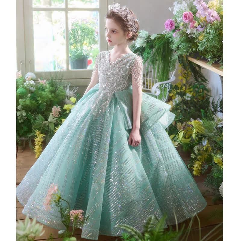 Mesh Sequins Folds Sleeveless Maxi Dresses - image 5