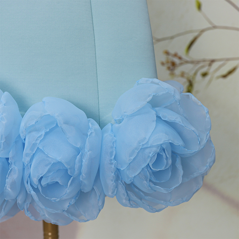 [Archive Sale] Scuba Knit Rosette Cap Sleeve Midi Dresses - image 5