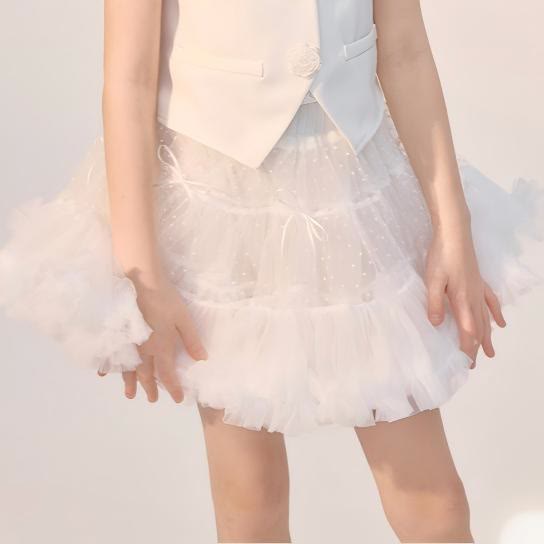 Satin Tiered Sleeveless Short Two-piece set - image 13