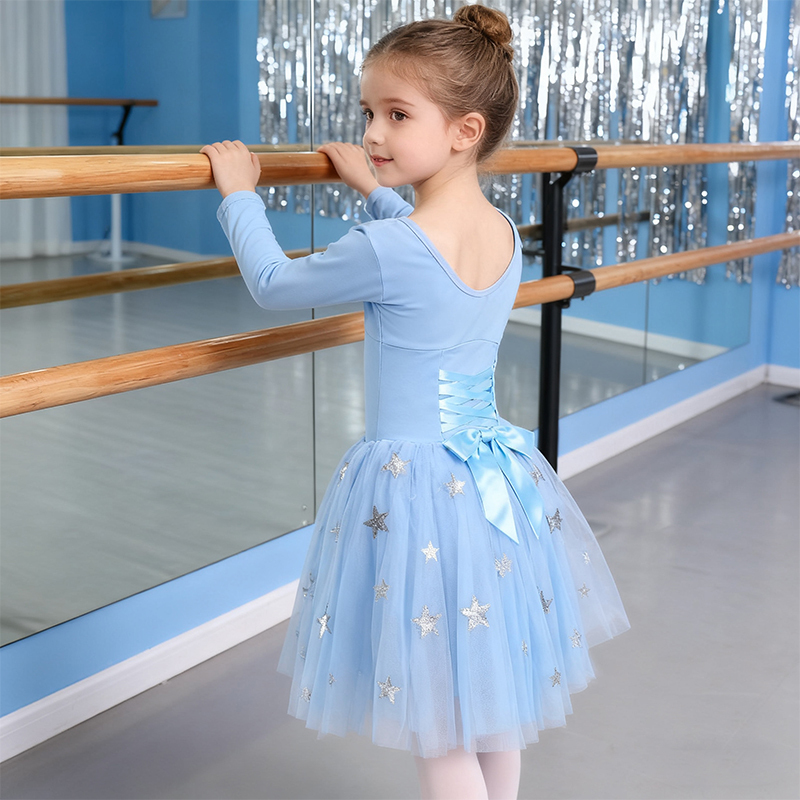 Sequins Ballet Short Sleeve Short Dresses - image 15