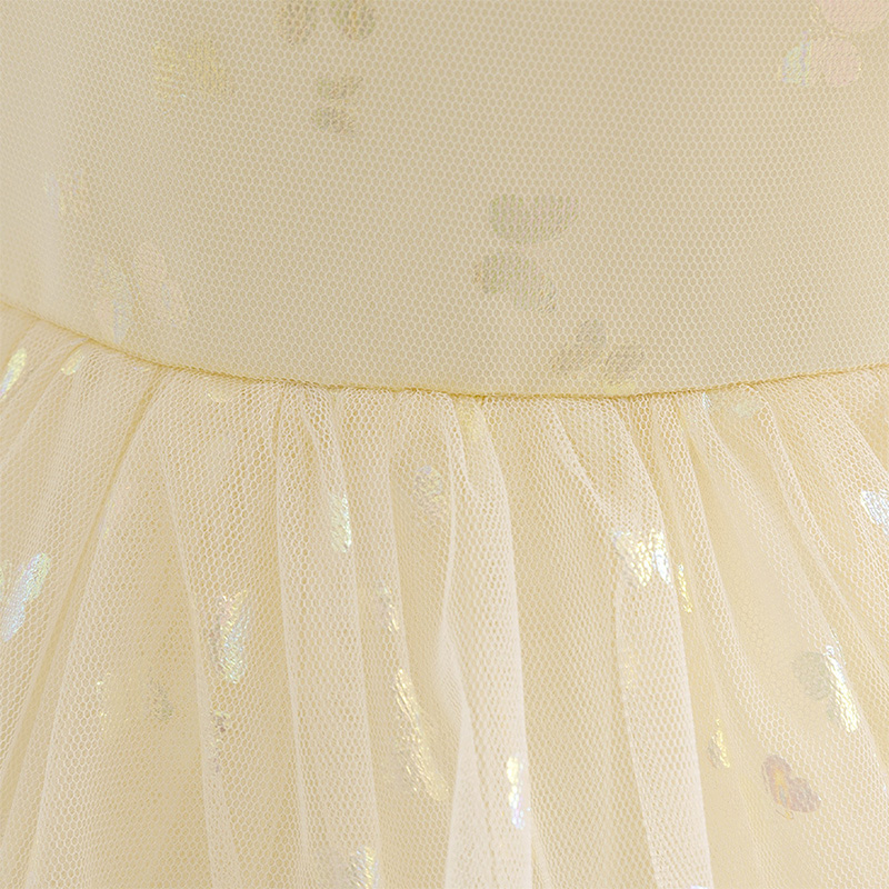 Mesh Bow Short Sleeve Midi Dresses - image 39