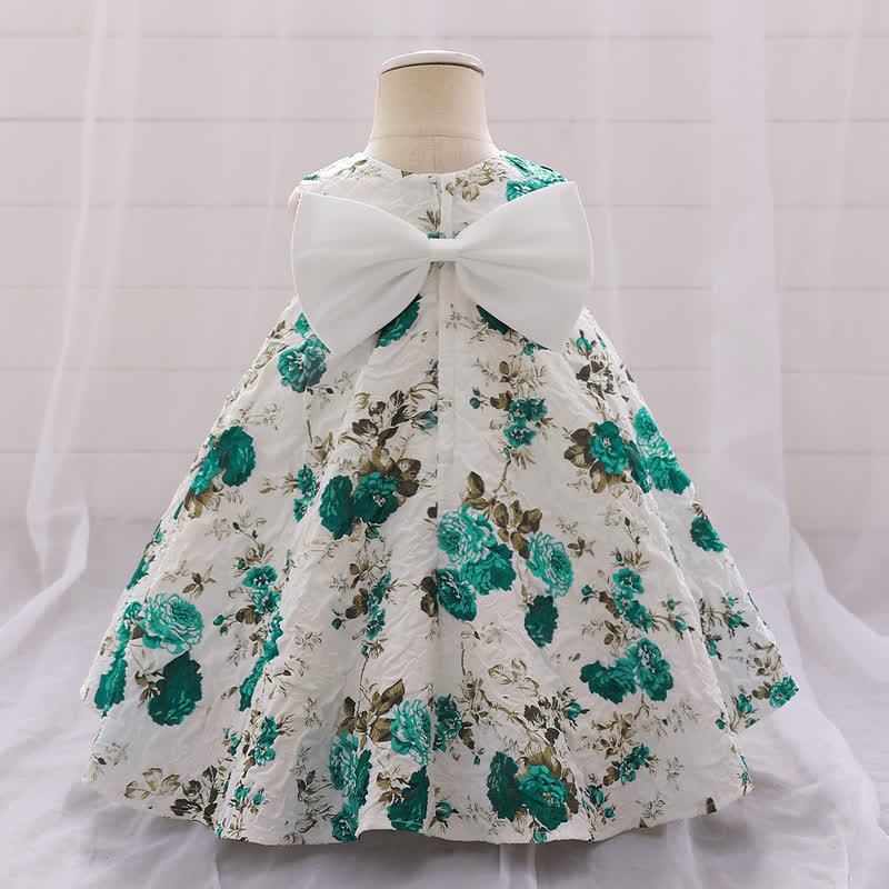 Chemical Fiber Blend Bow Sleeveless Short Dresses - image 19