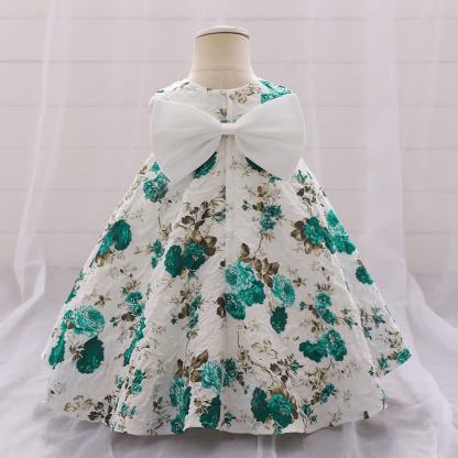 Chemical Fiber Blend Bow Sleeveless Short Dresses - image 19
