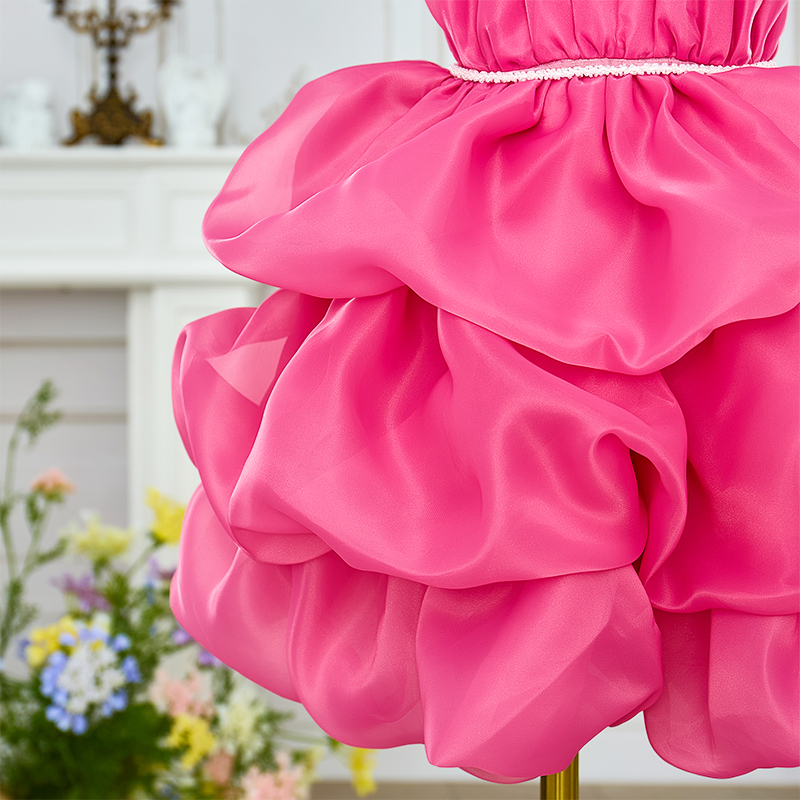Organza Rosette Sleeveless Midi Dresses - image 5