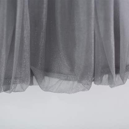 [Archive Sale] Velvet Feather-trimmed Fleece Long Sleeve Mid-long Two-piece Set - image 12