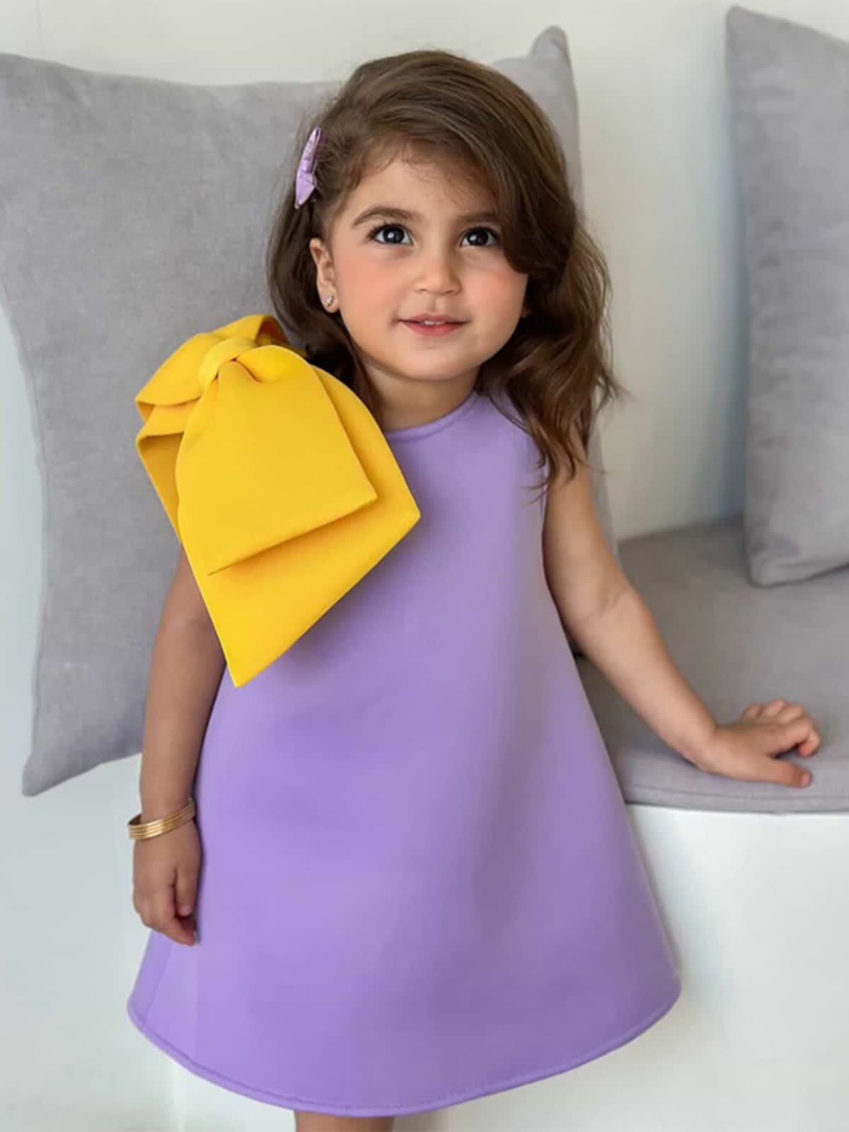 Scuba Knit Bow Sleeveless Midi Dresses - image 5