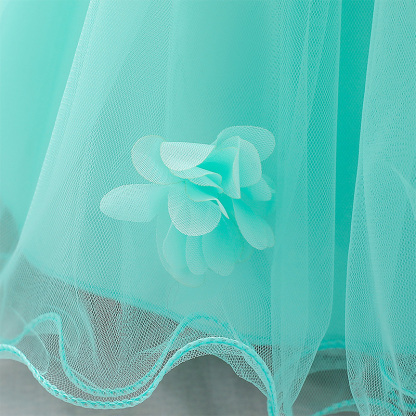 Mesh Rosette Sleeveless Midi Dresses - image 29