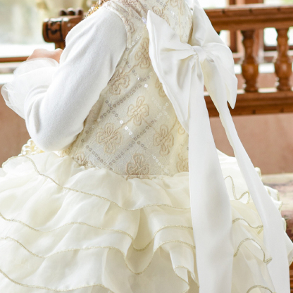 Glitter Folds Long Sleeve Midi Two-piece Set&tops - image 10