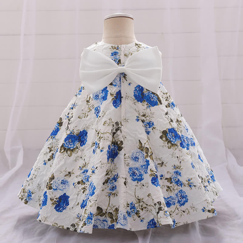 Chemical Fiber Blend Bow Sleeveless Short Dresses - image 12