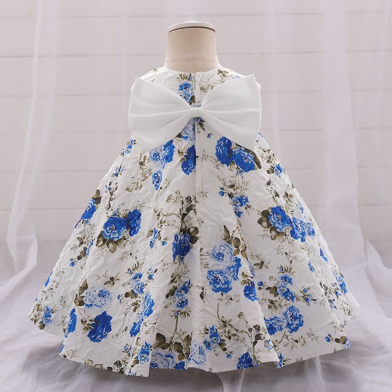 Chemical Fiber Blend Bow Sleeveless Short Dresses - image 12