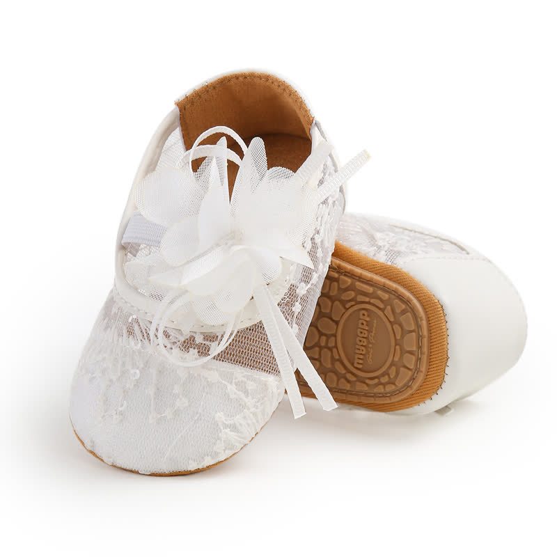 Solid Rosette Round Toe Flats - image 6
