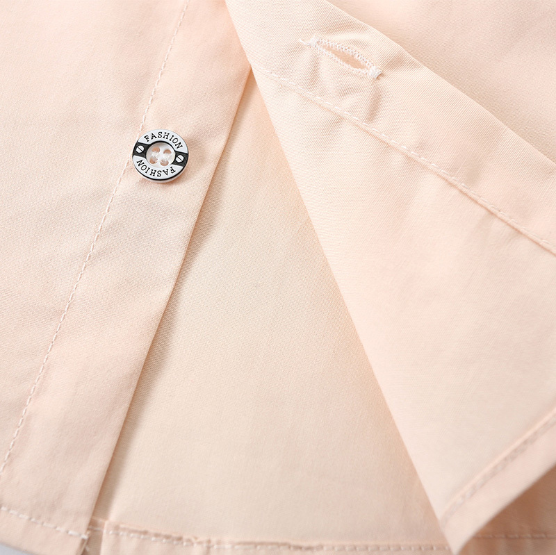 [Archive Sale] Cotton-blend Bow Overalls Long Sleeve Regular Two-piece Set - image 9