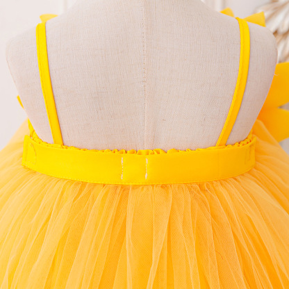 Mesh Rosette Sleeveless Midi Dresses - image 7