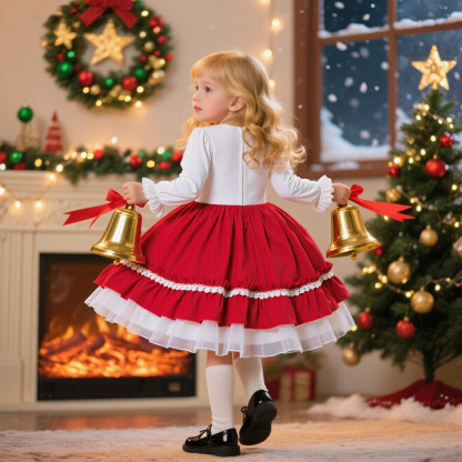 [Archive Sale] Chemical Fiber Blend Drawcord Long Sleeve Midi Dresses - image 8