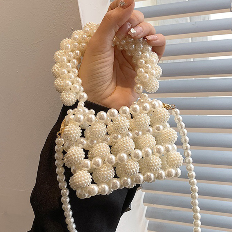 Solid With Pearls Bags - image 18