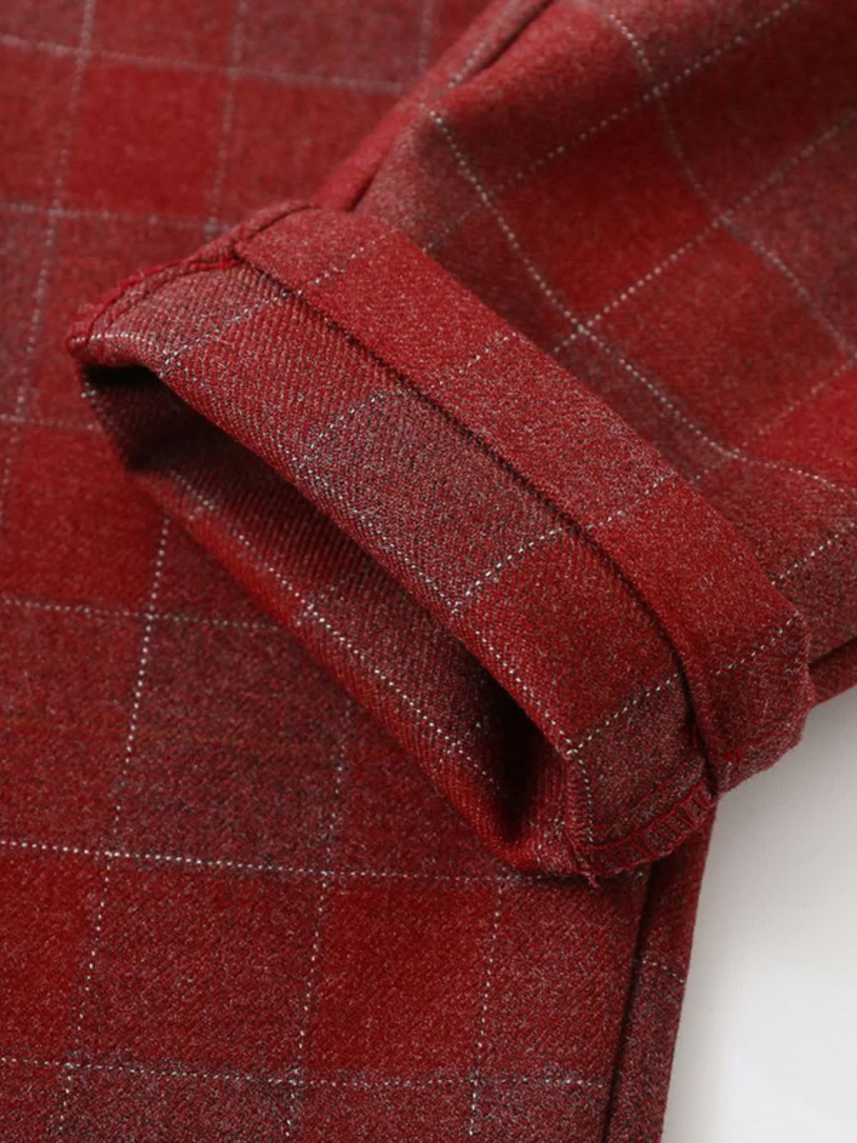 Cotton Bow Long Sleeve Regular 3-piece Formal Suit - image 44