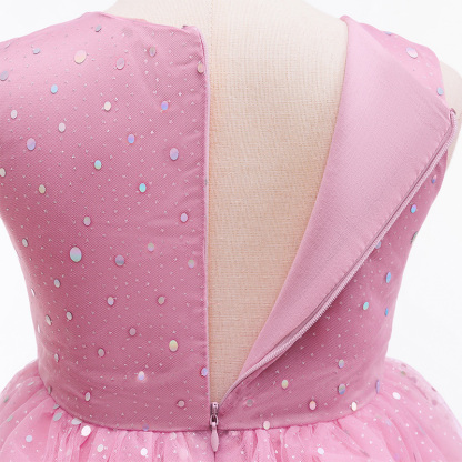 [Archive Sale] Lace Rosette Bow Sleeveless Mid-long Dresses - image 9