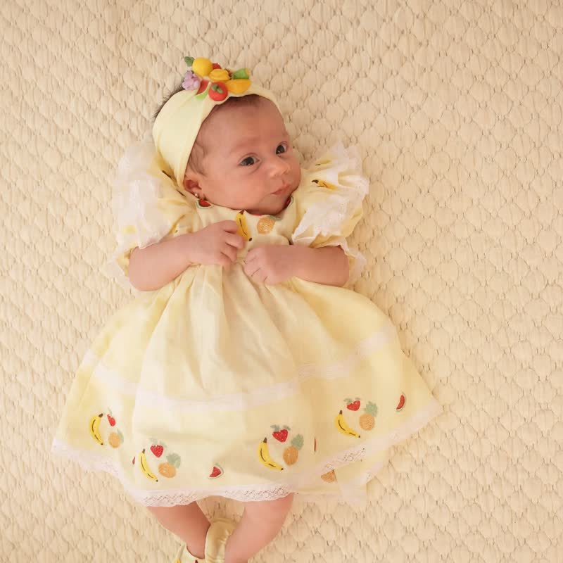 Cotton And Linen Stitching Lace Embroidery Short Sleeve Midi Dresses - image 4