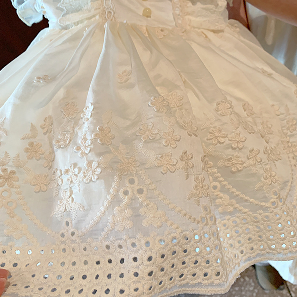 Chemical Fiber Blend Lace Edge Sleeveless Midi Dresses - image 13