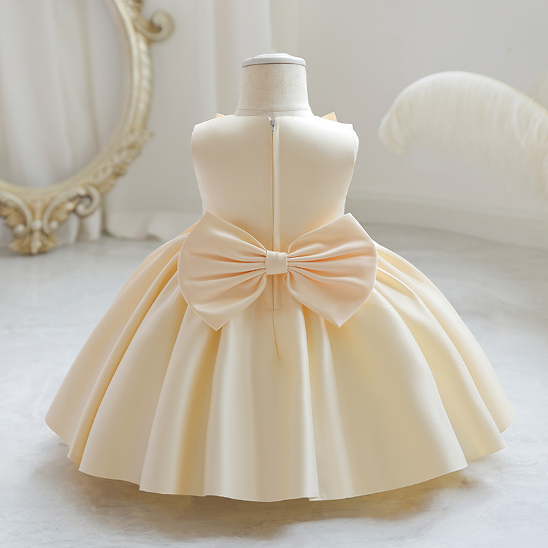 Satin Rosette Sleeveless Midi Dresses - image 18