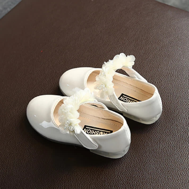Solid Rosette Almond Toe Mary Janes - image 14
